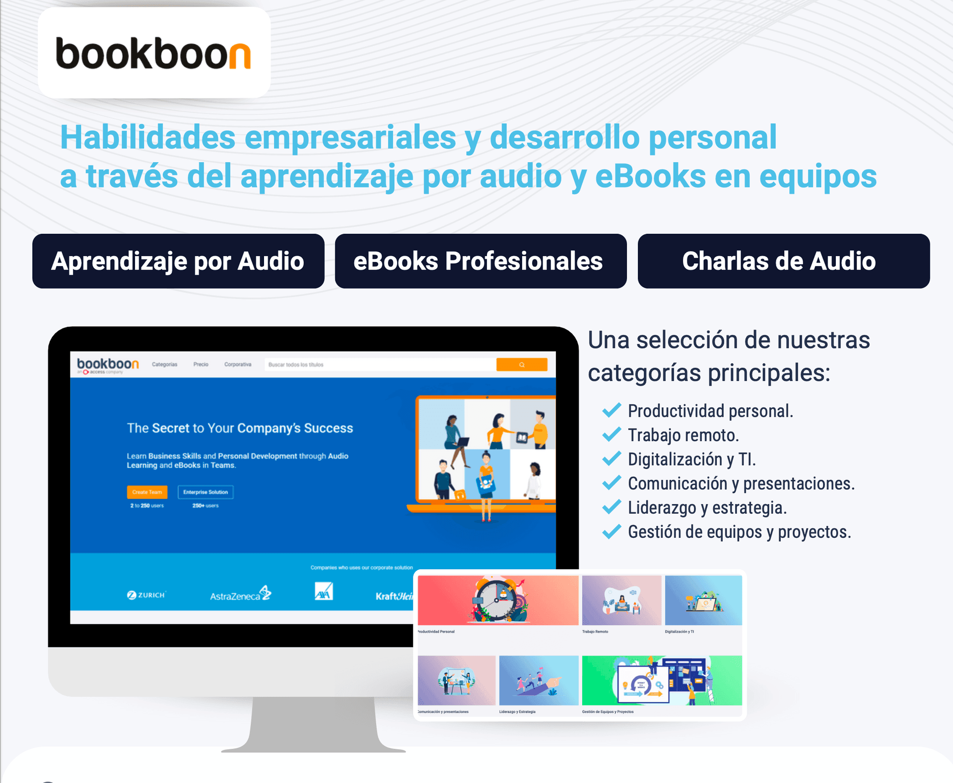 Ebooks y Audiolibros